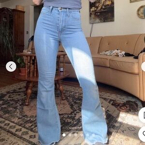 NWOT Fashion Nova High-Waisted Light Blue Jeans